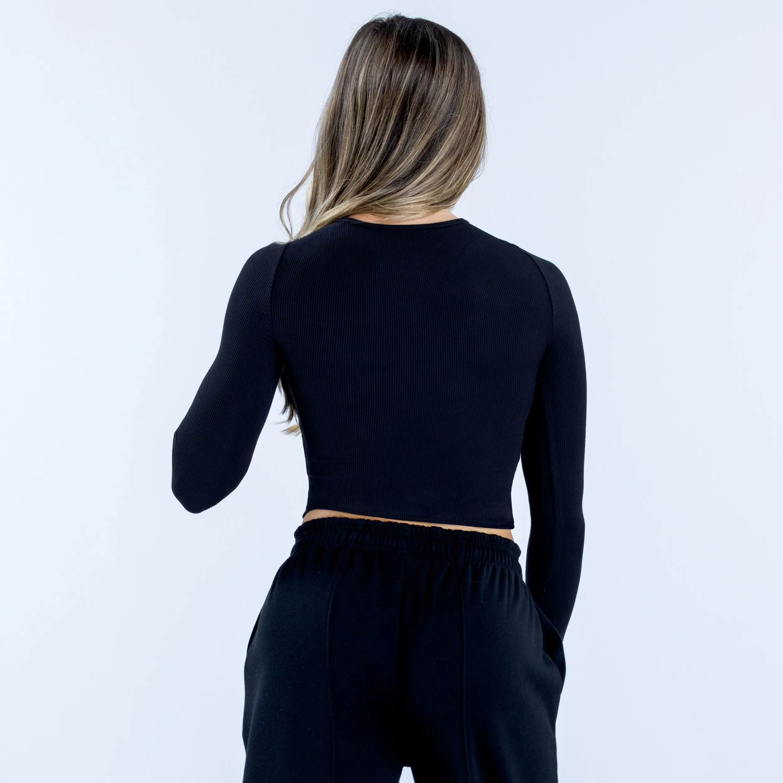 Alternative view of Revive Long Sleeve Ribbed Top