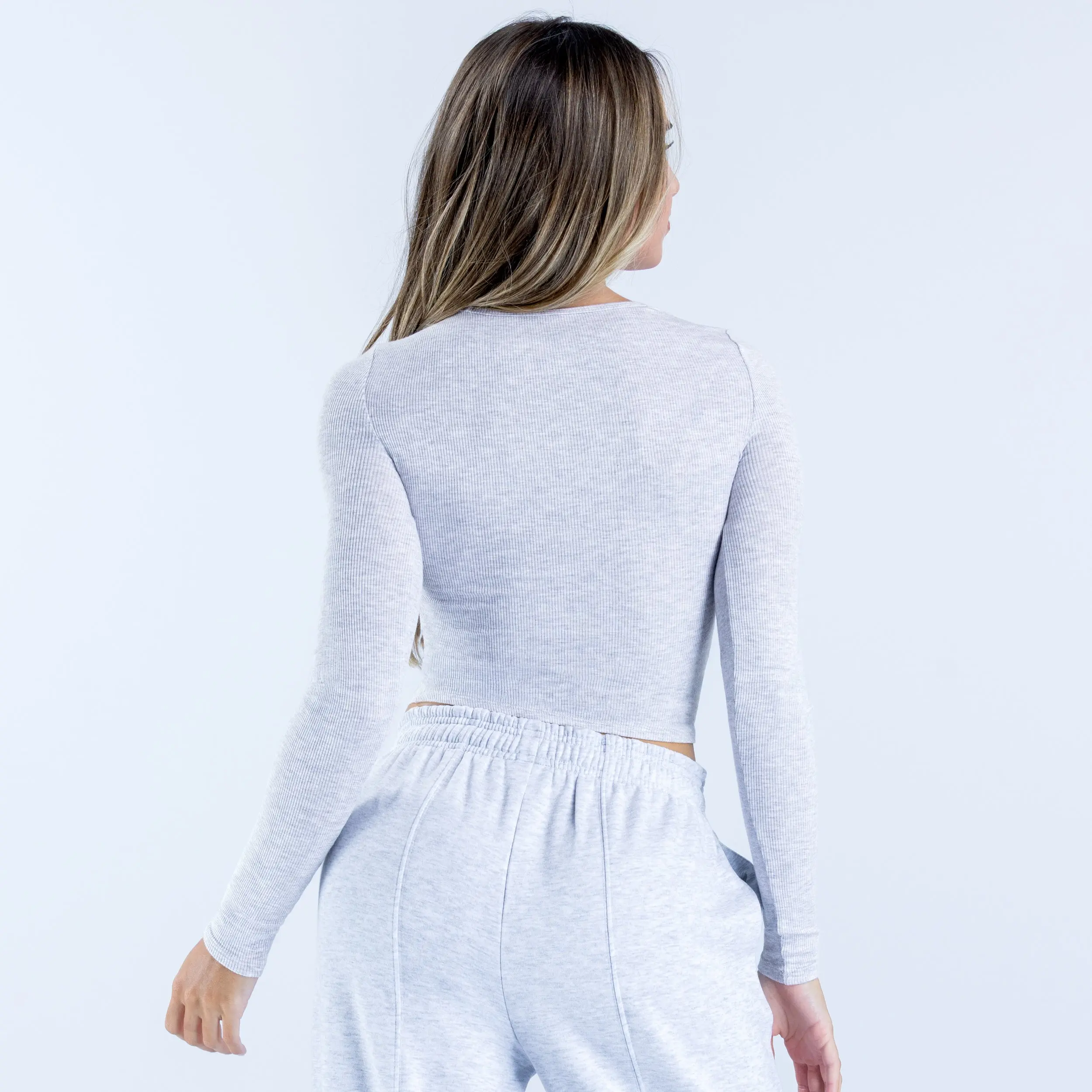 Alternative view of Revive Long Sleeve Ribbed Top